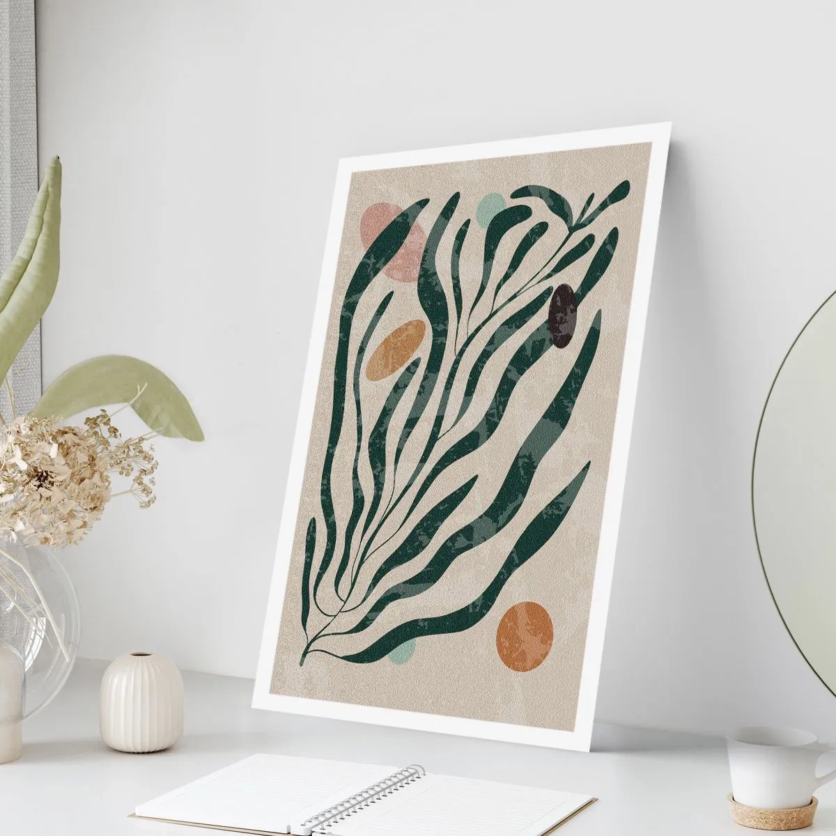 Affiche - Poster - Parmi la verdure - 30x40 cm