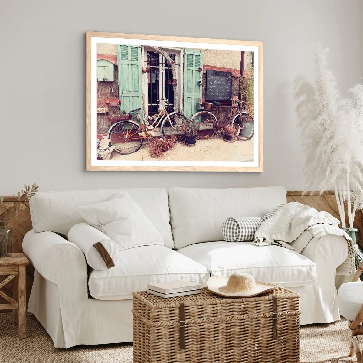 Affiche dans un chêne clair - Poster - Que la province vive - 50x40 cm