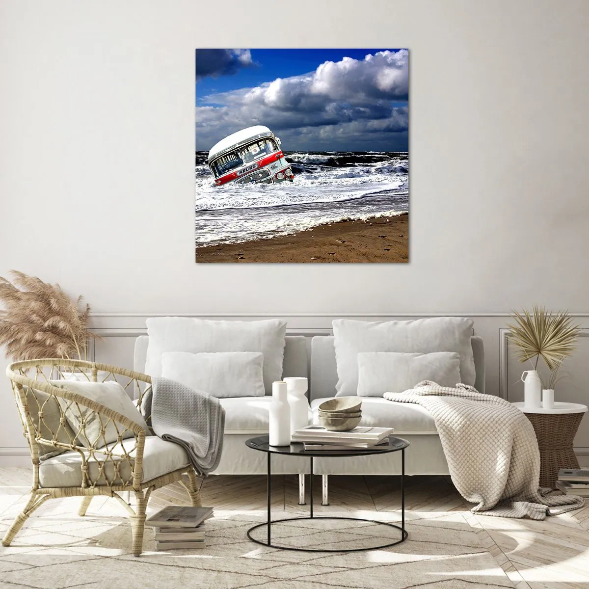 Impression sur verre - Image sur verre - Et qu'est-ce qui vous étonne ? - 60x60 cm