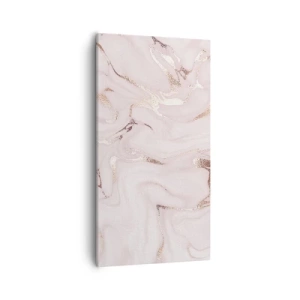 Impression sur toile - Image sur toile - Dans un châle rose - 55x100 cm