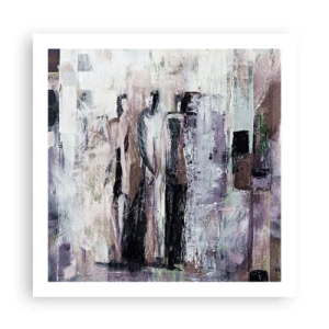 Affiche - Poster - Les trois mystérieux - 60x60 cm