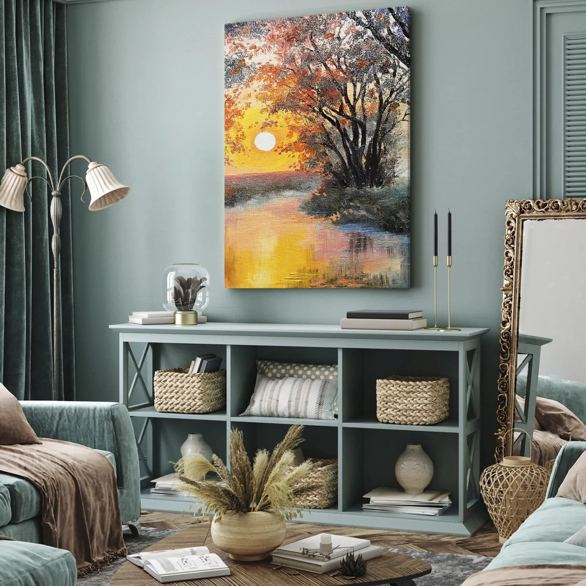 Impression sur toile - Image sur toile - Climats de printemps - 65x120 cm