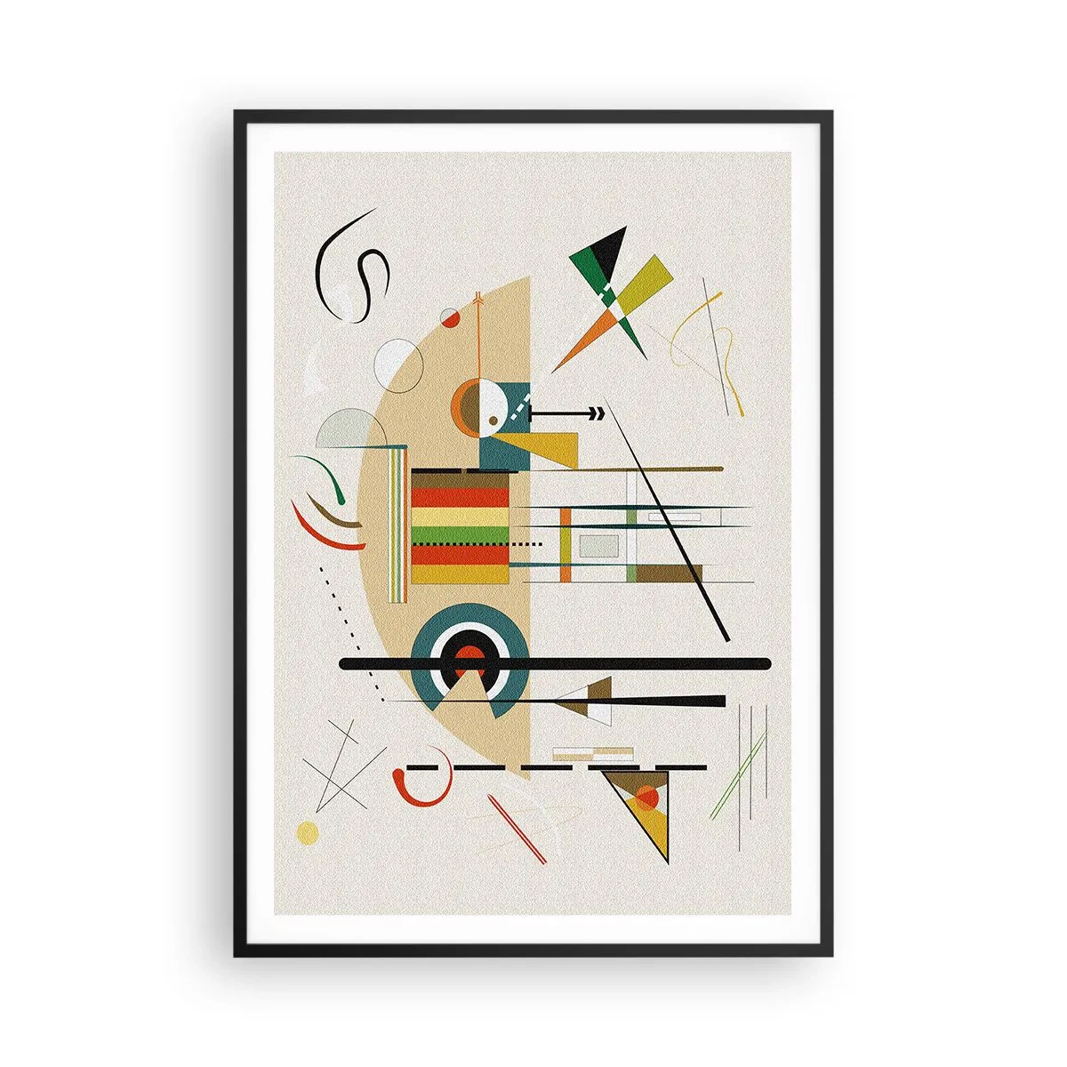 Affiche dans un cadre noir - Poster - Et le monde s’amuse - 70x100 cm