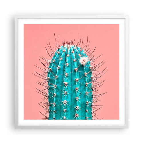 Affiche dans un cadre blanc - Poster - Juste regarde - 60x60 cm