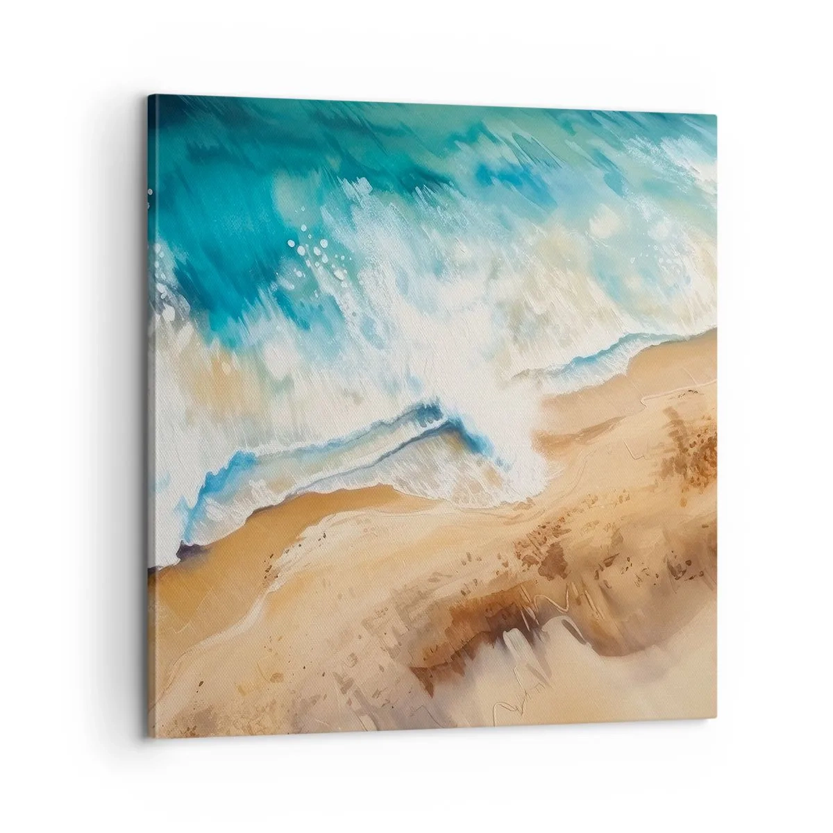 Impression sur toile - Image sur toile - La vague qui revient - 60x60 cm
