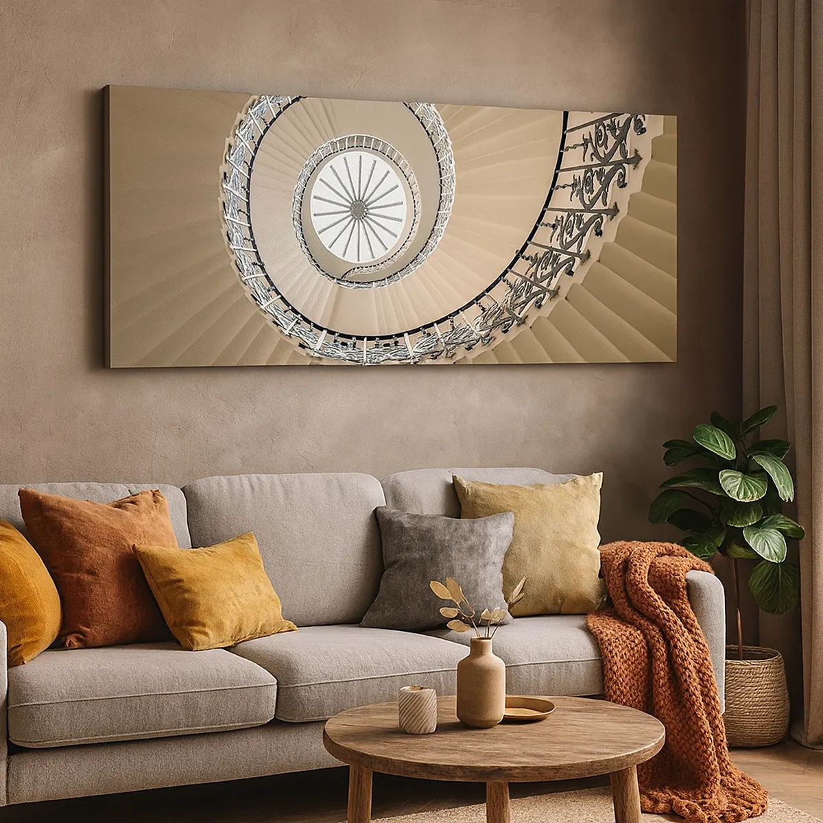 Impression sur toile - Image sur toile - À l'intérieur de la coquille - 30x30 cm