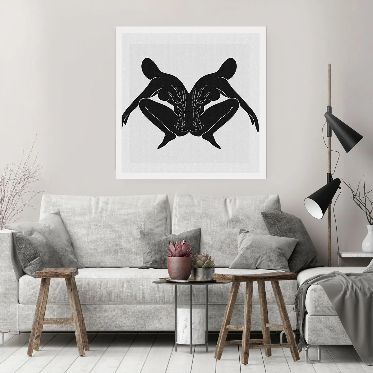 Affiche - Poster - Une âme commune - 30x30 cm