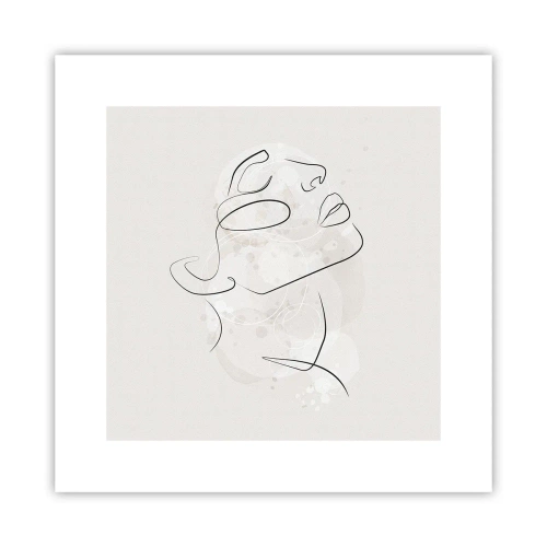 Affiche - Poster - L'esquisse d'un rêve - 30x30 cm