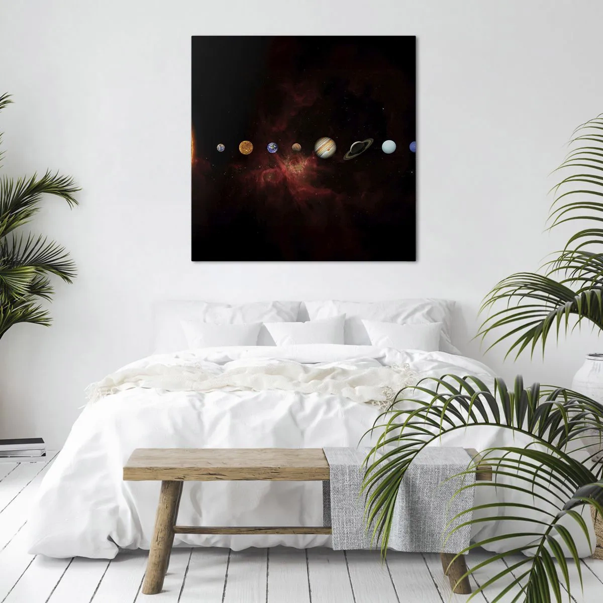 Impression sur toile - Image sur toile - Notre quartier - 50x50 cm