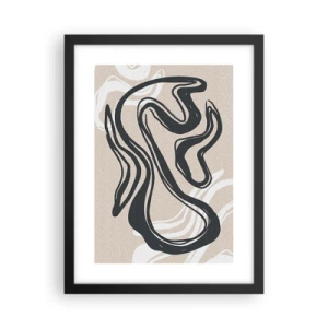 Affiche dans un cadre noir - Poster - Expression multipliée - 30x40 cm