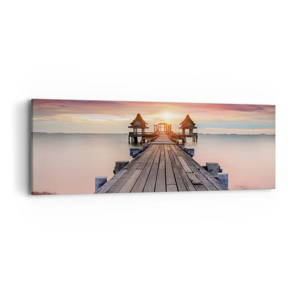 Impression sur toile - Image sur toile - L'Ouest à l'Est - 90x30 cm