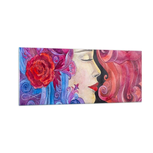 Impression sur verre - Image sur verre - L'Art Nouveau est toujours vivant - 100x40 cm