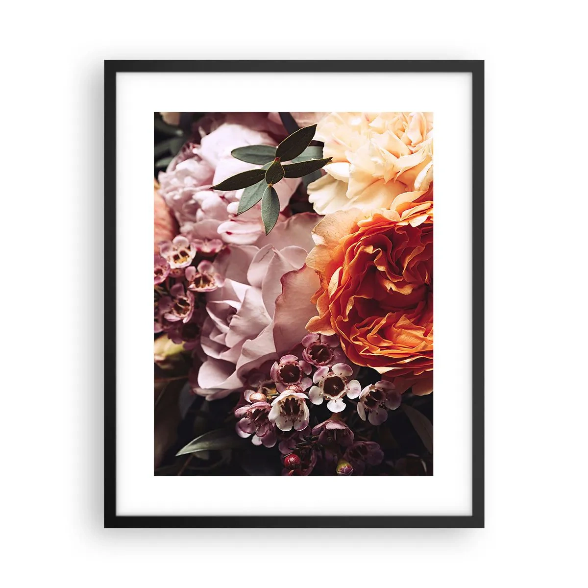 Affiche dans un cadre noir - Poster - Enveloppé de beauté - 40x50 cm
