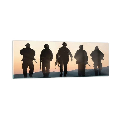 Impression sur verre - Image sur verre - Bienvenue dans notre monde - 90x30 cm