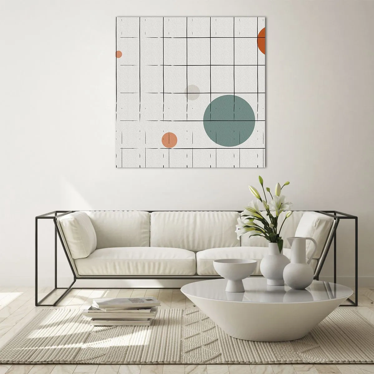 Impression sur verre - Image sur verre - Piégé. Nous ou eux ? - 60x60 cm