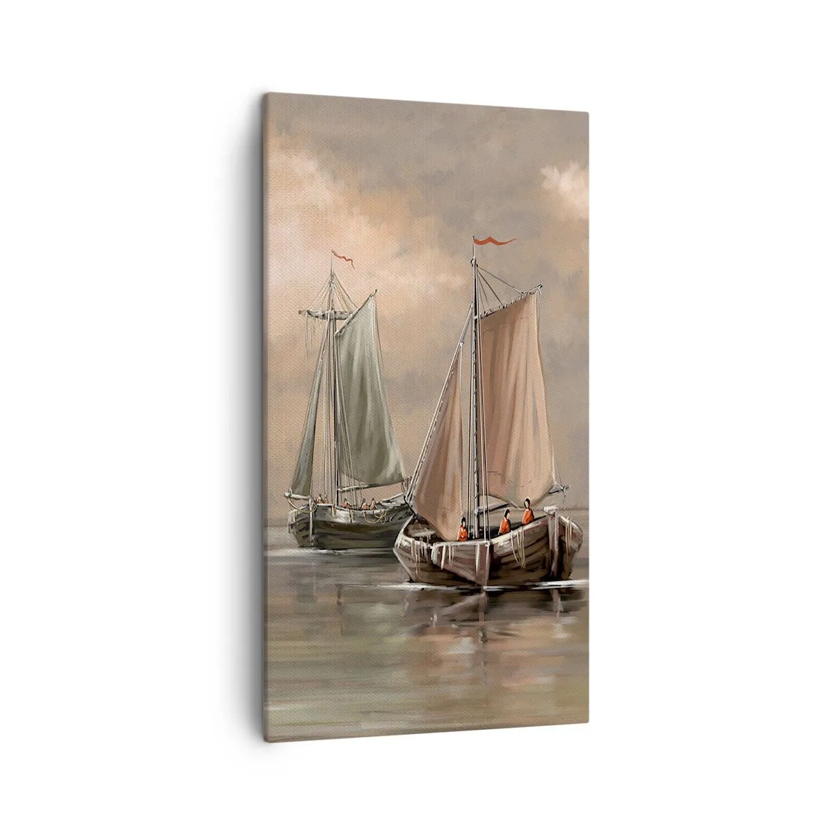Impression sur toile - Image sur toile - Le retour des marins - 45x80 cm