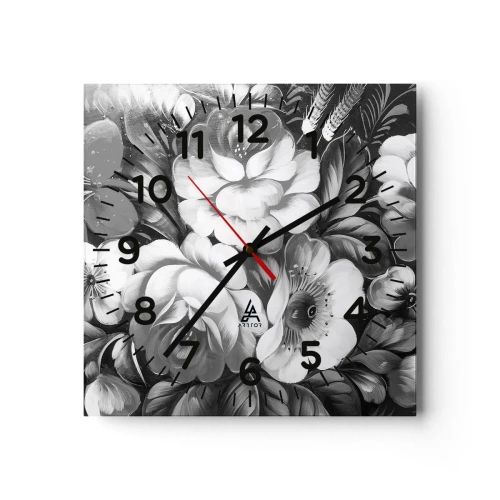 Horloge murale - Pendule murale - Belle même en gris - 40x40 cm
