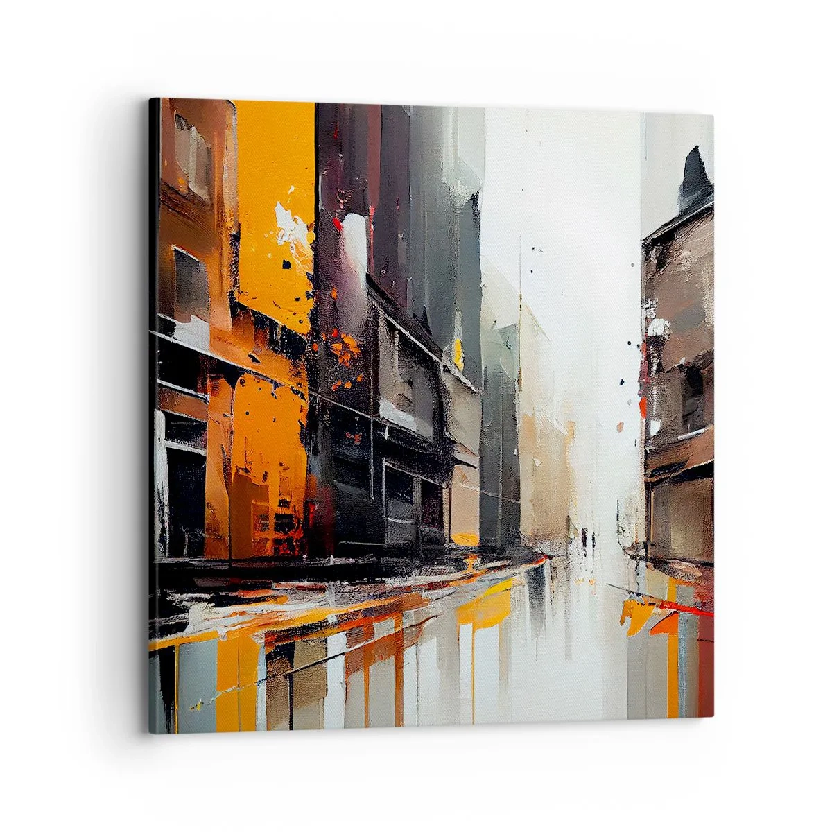 Impression sur toile - Image sur toile - Jour de pluie - 70x70 cm