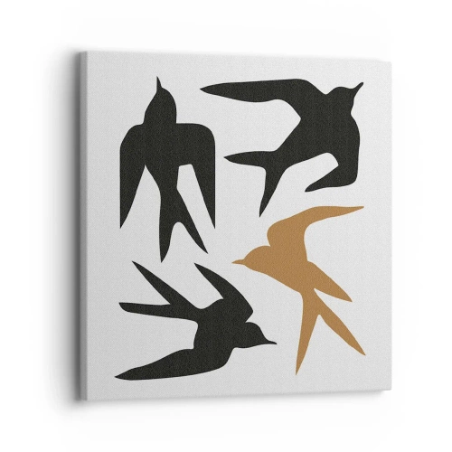 Impression sur toile - Image sur toile - Avaler du plaisir - 30x30 cm