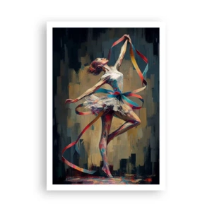Affiche - Poster - Danse du ruban - 70x100 cm