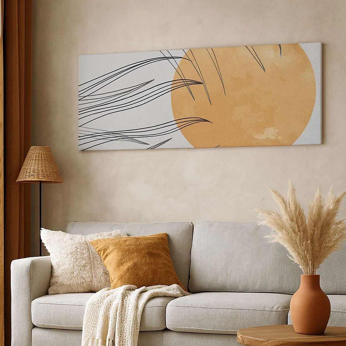 Impression sur toile - Image sur toile - Toujours vers le soleil - 100x40 cm