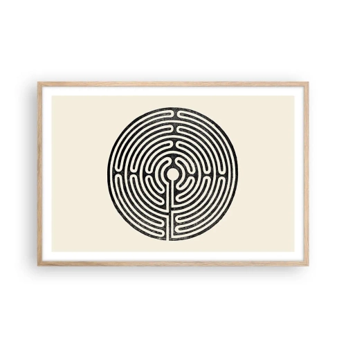 Affiche dans un chêne clair - Poster - Ordre mystérieux - 91x61 cm