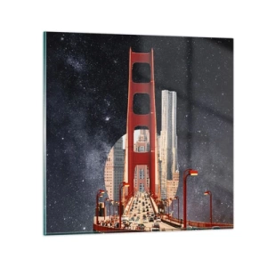 Impression sur verre - Image sur verre - Toujours au centre - 70x70 cm