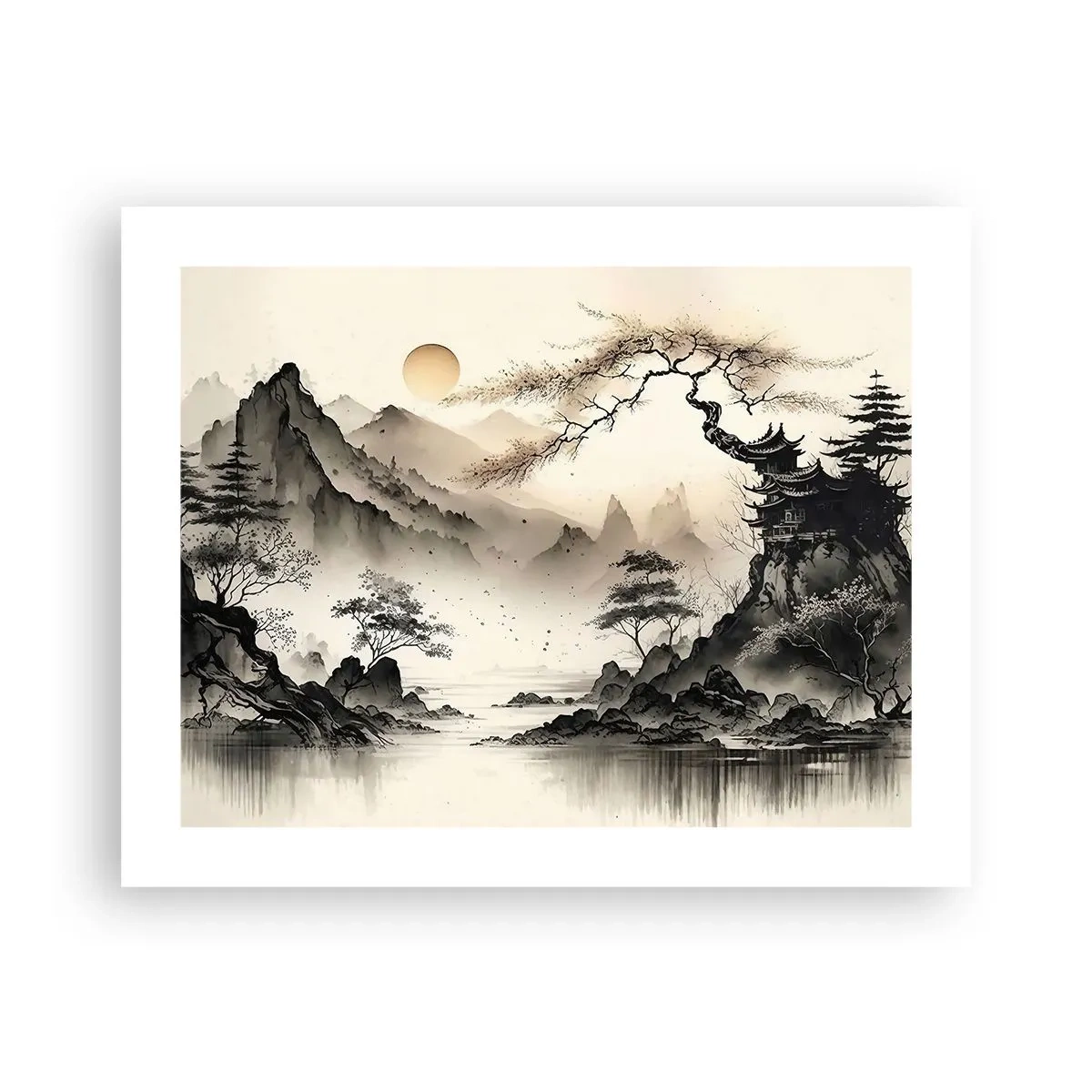 Affiche - Poster - Le charme unique de l'Orient - 50x40 cm