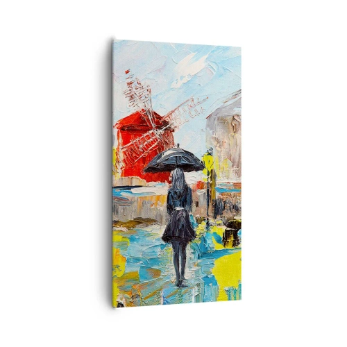 Impression sur toile - Image sur toile - Légende parisienne - 65x120 cm