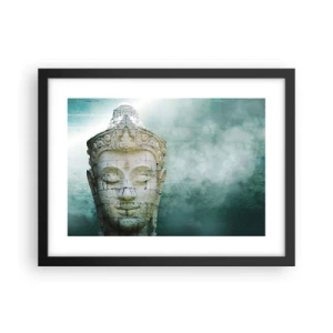 Affiche dans un cadre noir - Poster - A la recherche de la lumière - 40x30 cm