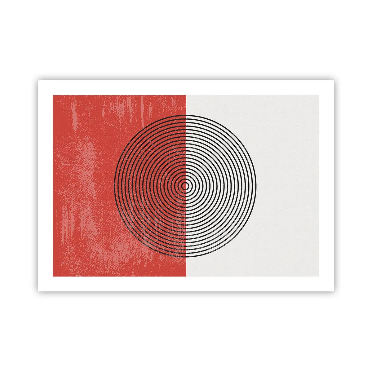 Affiche - Poster - Dans le mille - 70x50 cm