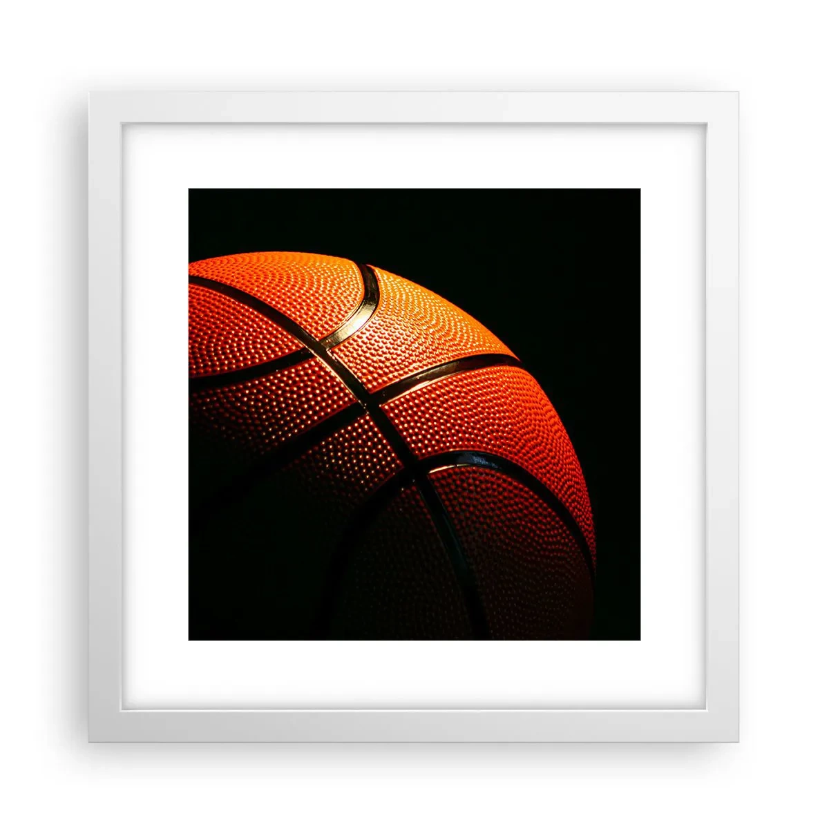 Affiche dans un cadre blanc - Poster - Belle comme une planète - 30x30 cm