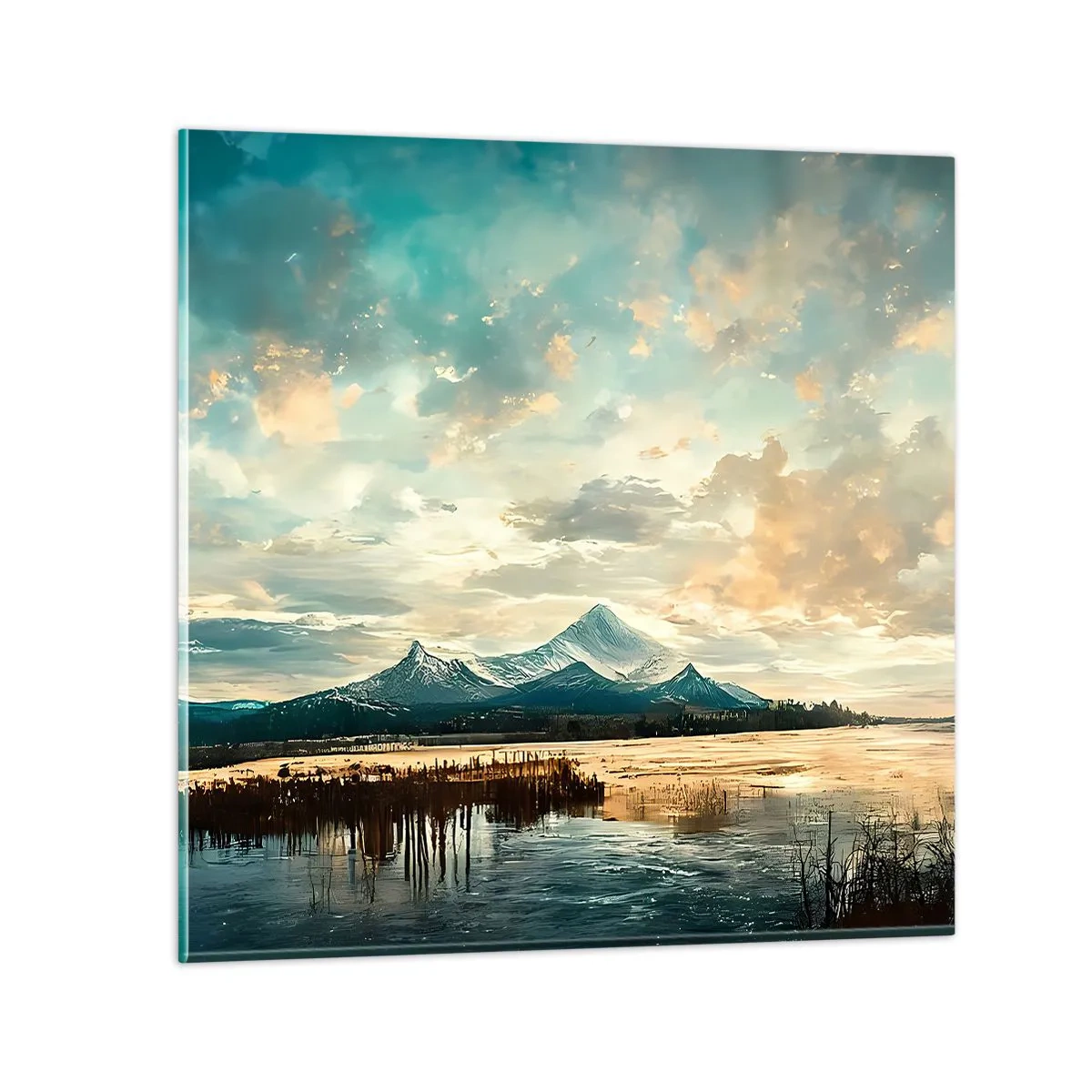 Impression sur verre - Image sur verre - Sous la protection du ciel - 70x70 cm
