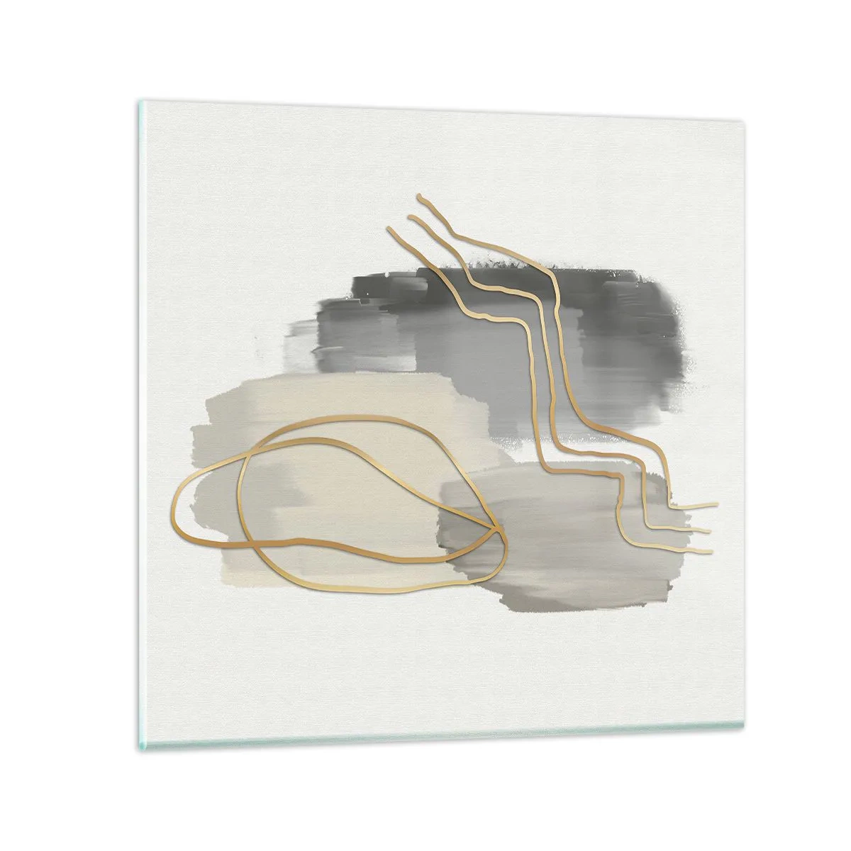 Impression sur verre - Image sur verre - Durée et mouvement - 40x40 cm