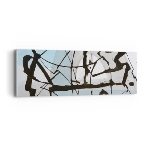 Impression sur toile - Image sur toile - Bleu malgré tout - 90x30 cm