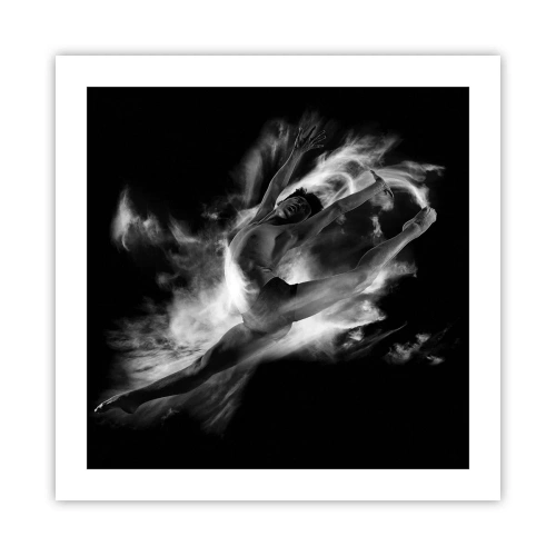 Affiche - Poster - Coincé en l'air - 50x50 cm