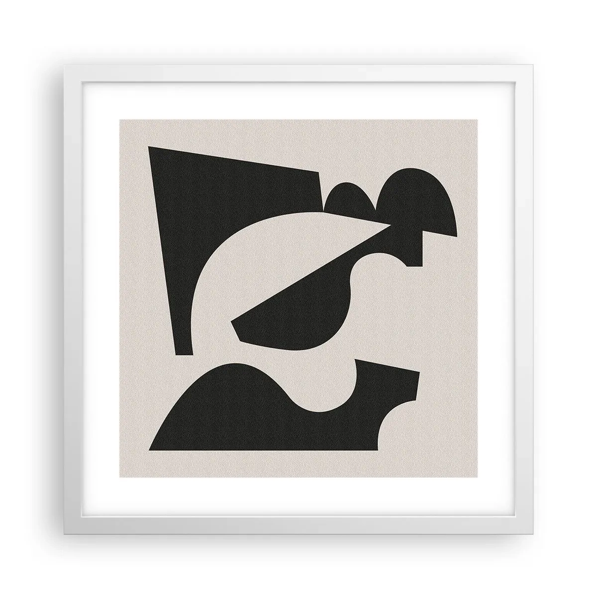 Affiche dans un cadre blanc - Poster - À monter soi-même - 40x40 cm