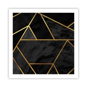 Affiche - Poster - Obscurité et éclat - 60x60 cm