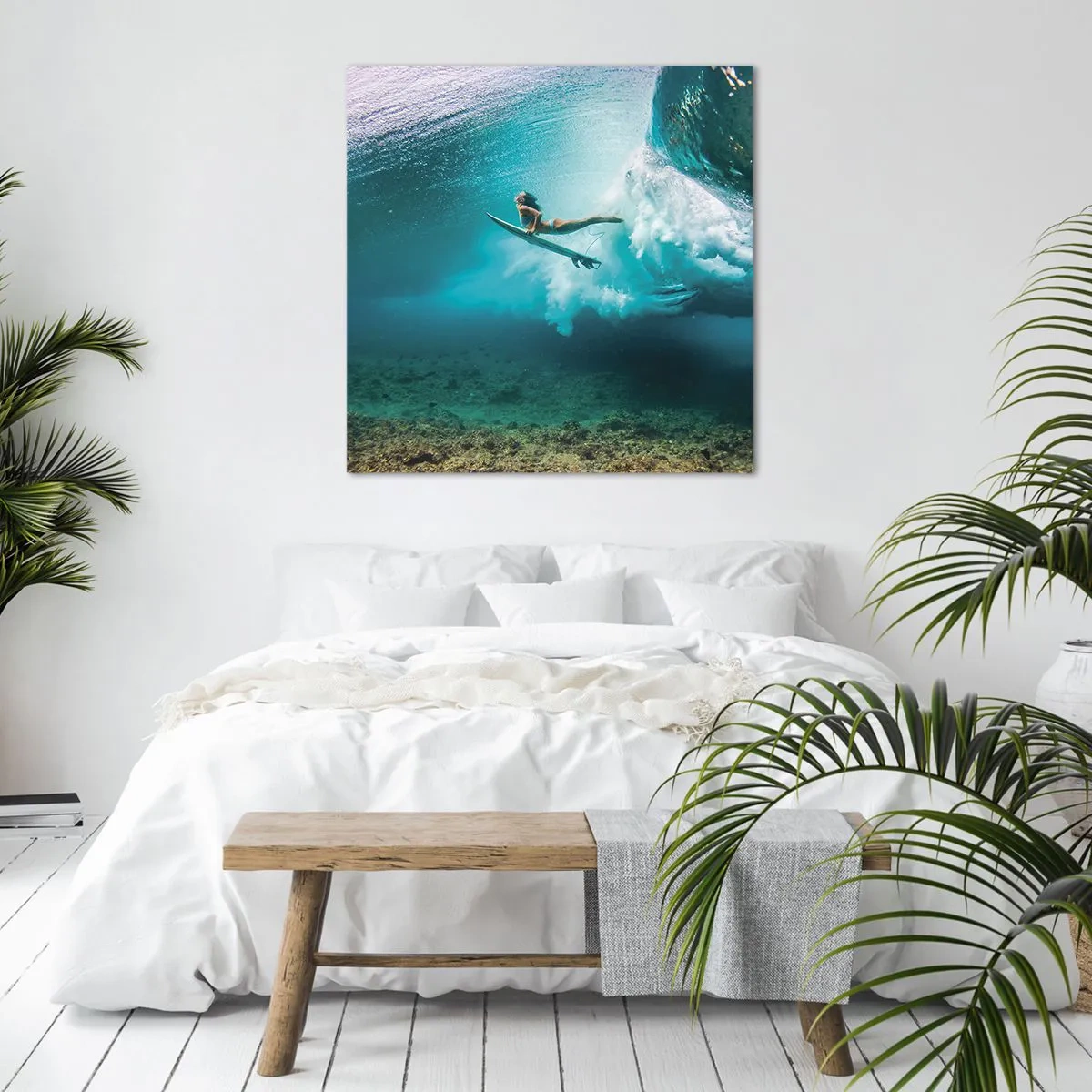 Impression sur toile - Image sur toile - Monde sous marin - 40x40 cm