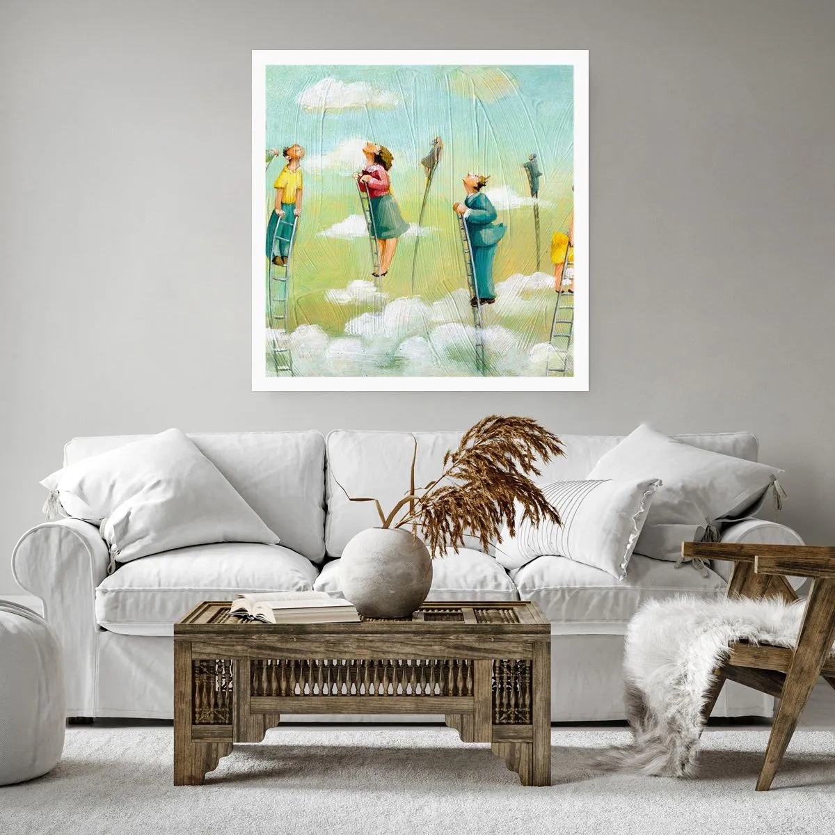 Affiche - Poster - Derrière ton rêve - 50x50 cm