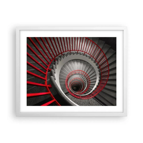 Affiche dans un cadre blanc - Poster - Amusement architectural - 50x40 cm