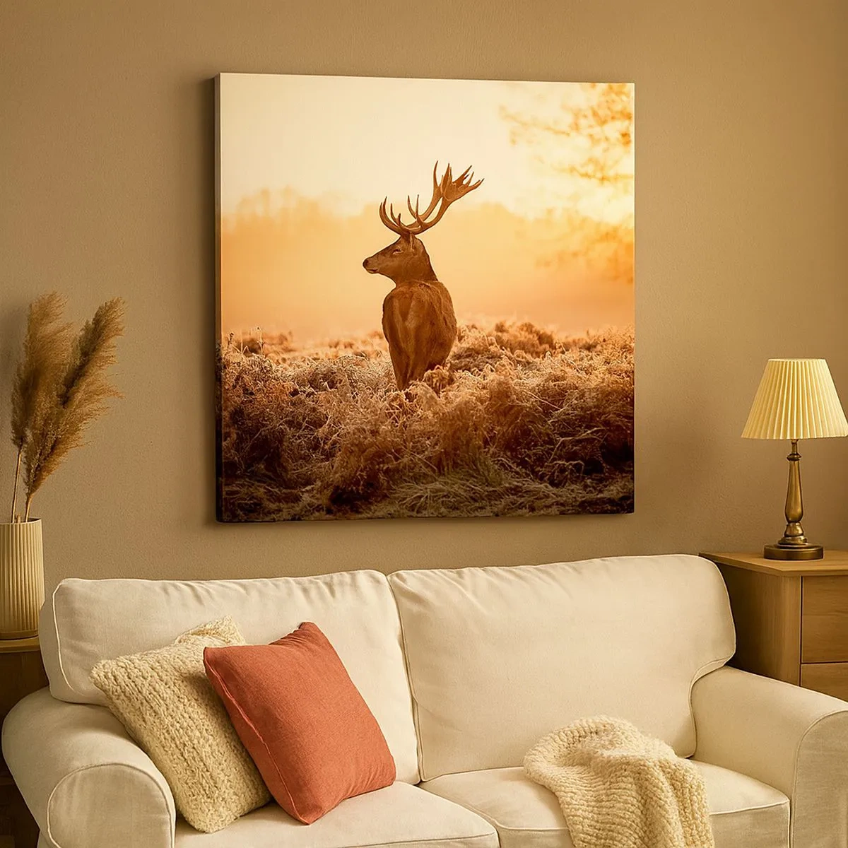 Impression sur toile - Image sur toile - Seigneur du domaine - 30x30 cm