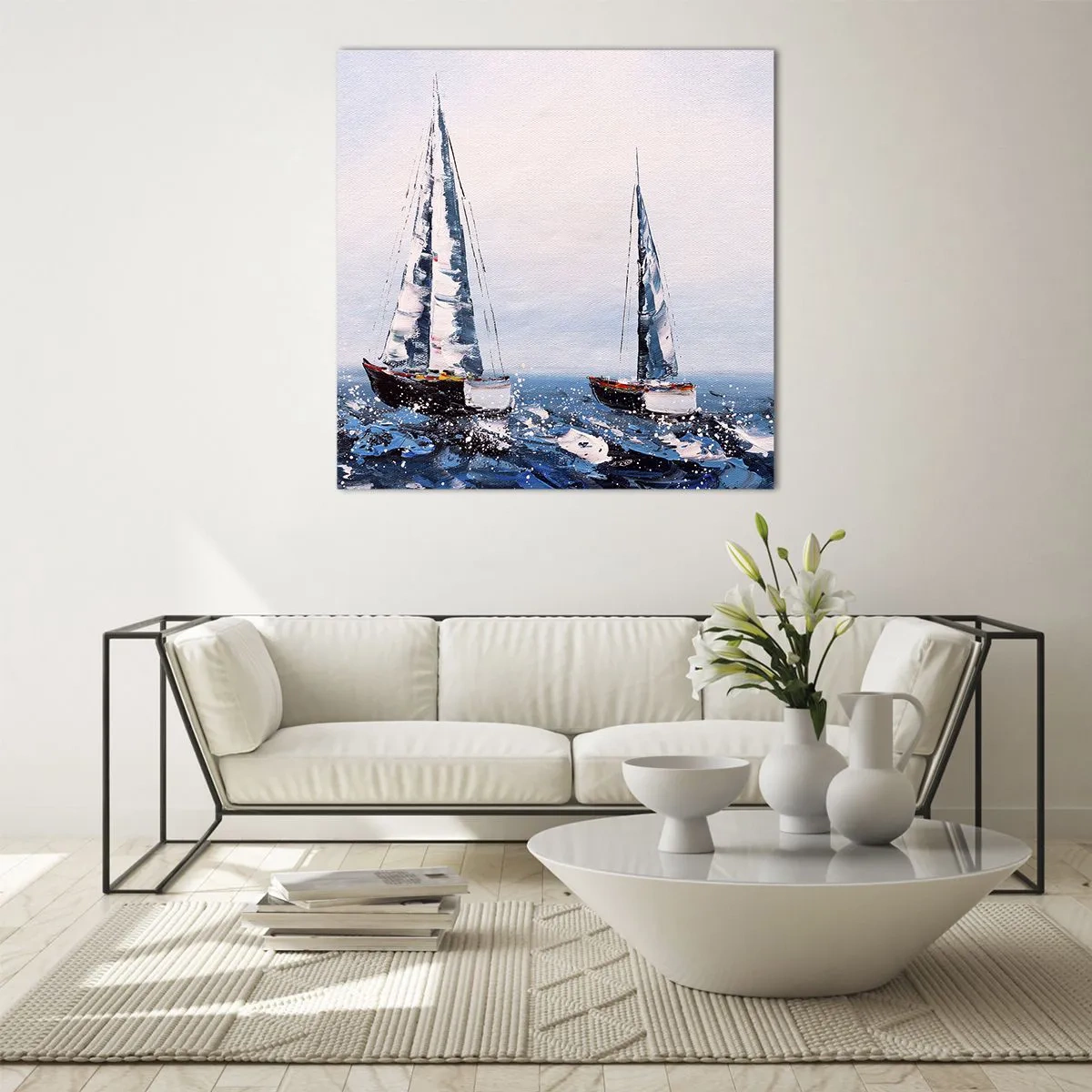 Impression sur verre - Image sur verre - Confrérie du vent - 40x40 cm