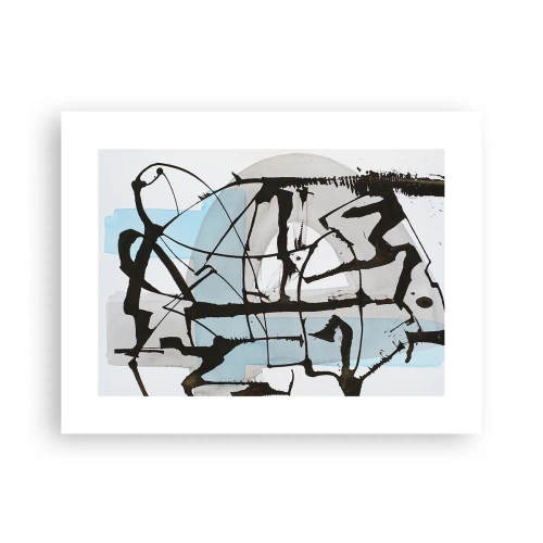 Affiche - Poster - Bleu malgré tout - 40x30 cm