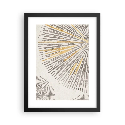 Affiche dans un cadre noir - Poster - La beauté du rayon - 30x40 cm