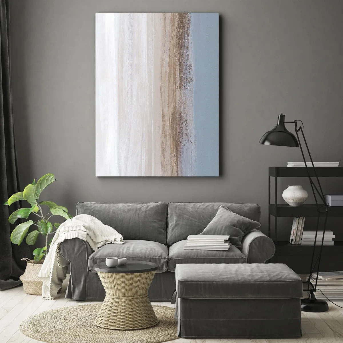 Impression sur toile - Image sur toile - Paysage ambigu - 65x120 cm