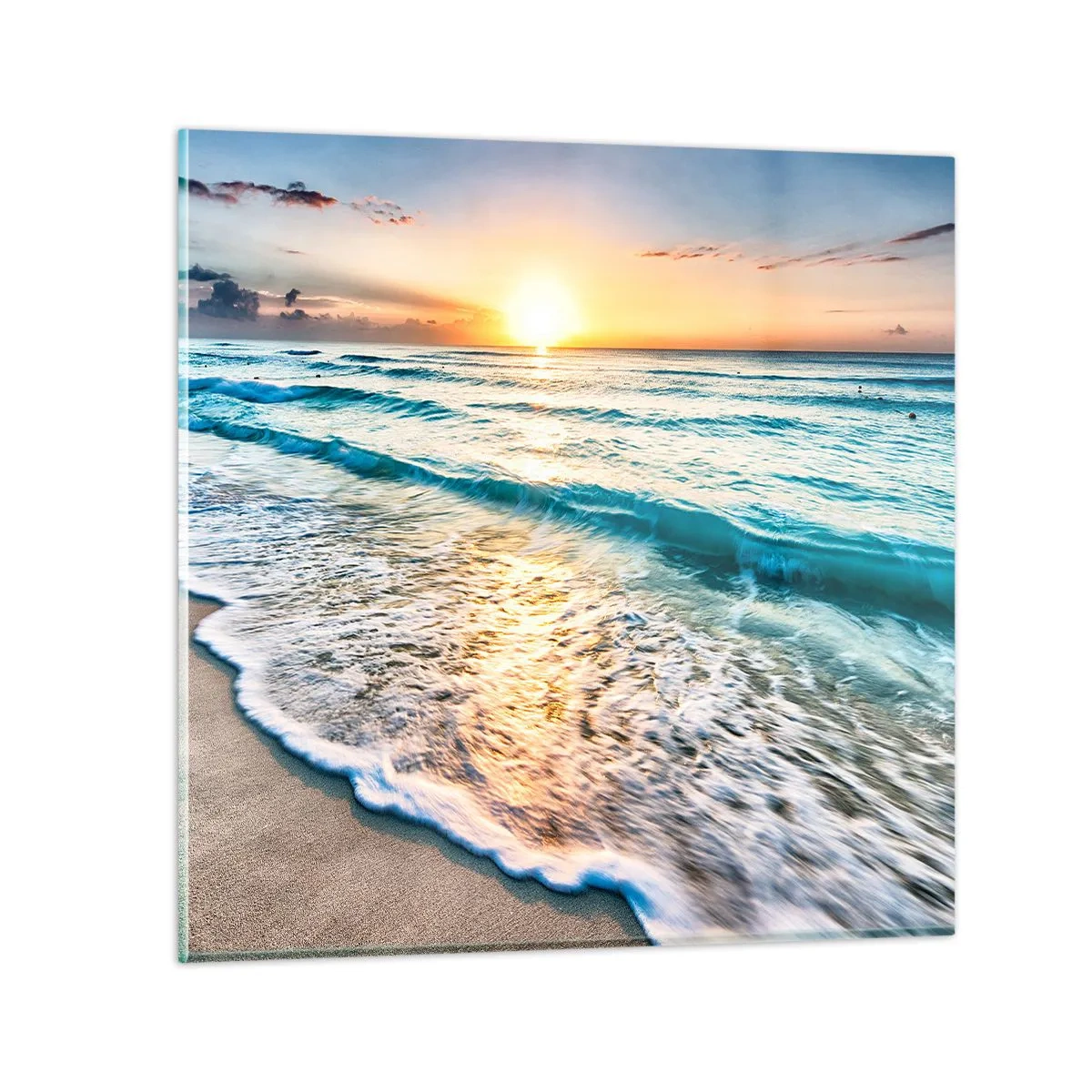 Impression sur verre - Image sur verre - Une vue qui en vaut la peine - 30x30 cm