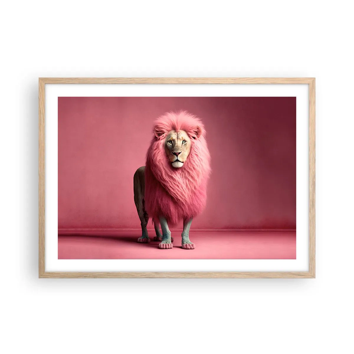 Affiche dans un chêne clair - Poster - Et tu n'as plus peur - 70x50 cm