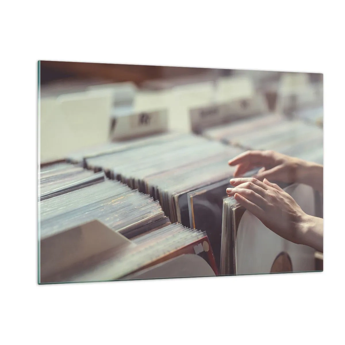 Impression sur verre - Image sur verre - À la recherche d'émotions - 120x80cm - A la recherche d'émotions - Décoration murale moderne pour le salon et la chambre ARTTOR