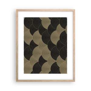 Affiche dans un chêne clair - Poster - Unité dans la multiplicité - 40x50 cm